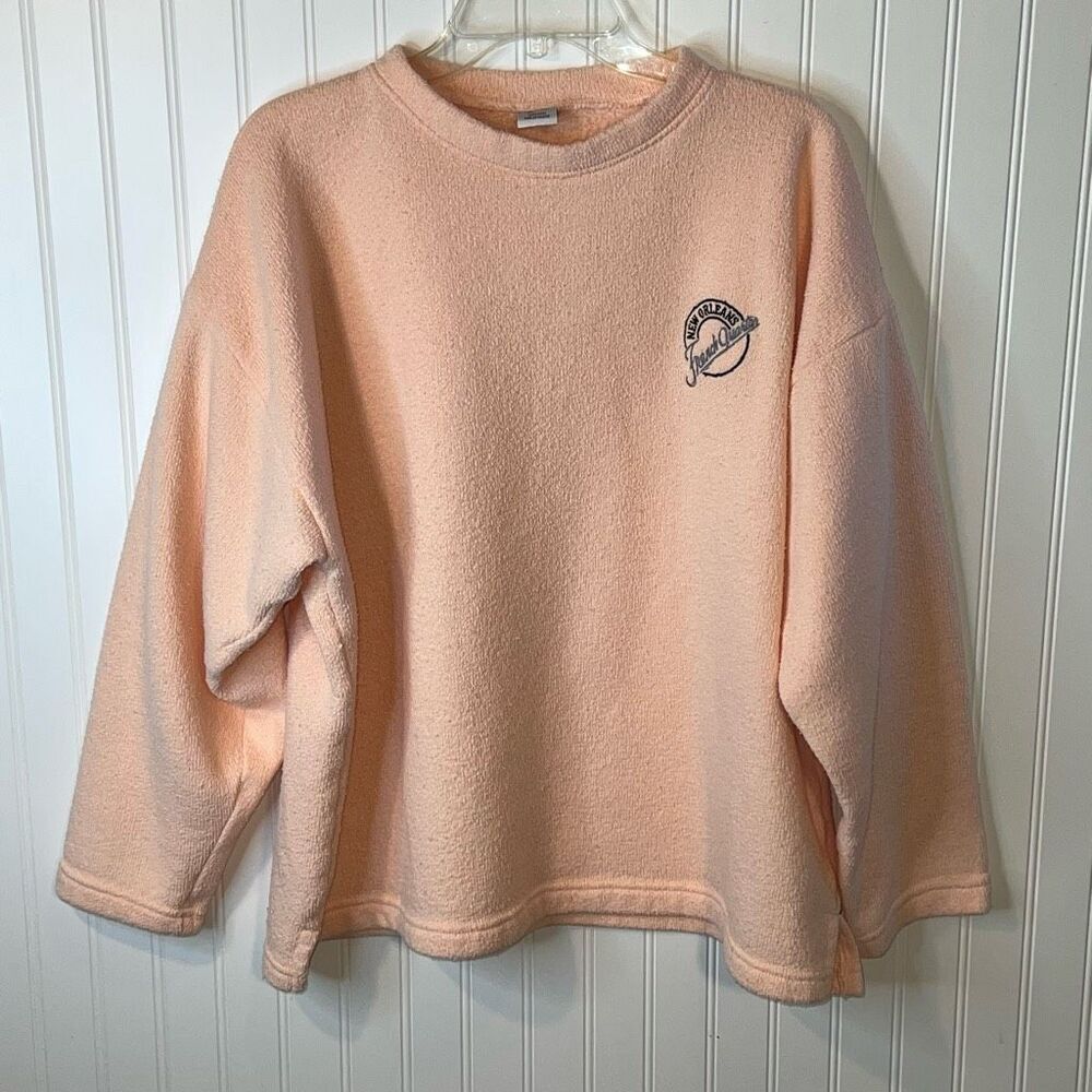 ESY New Orleans French Quarter Sweater Women’s Size XLarge Pink Long Sleeve